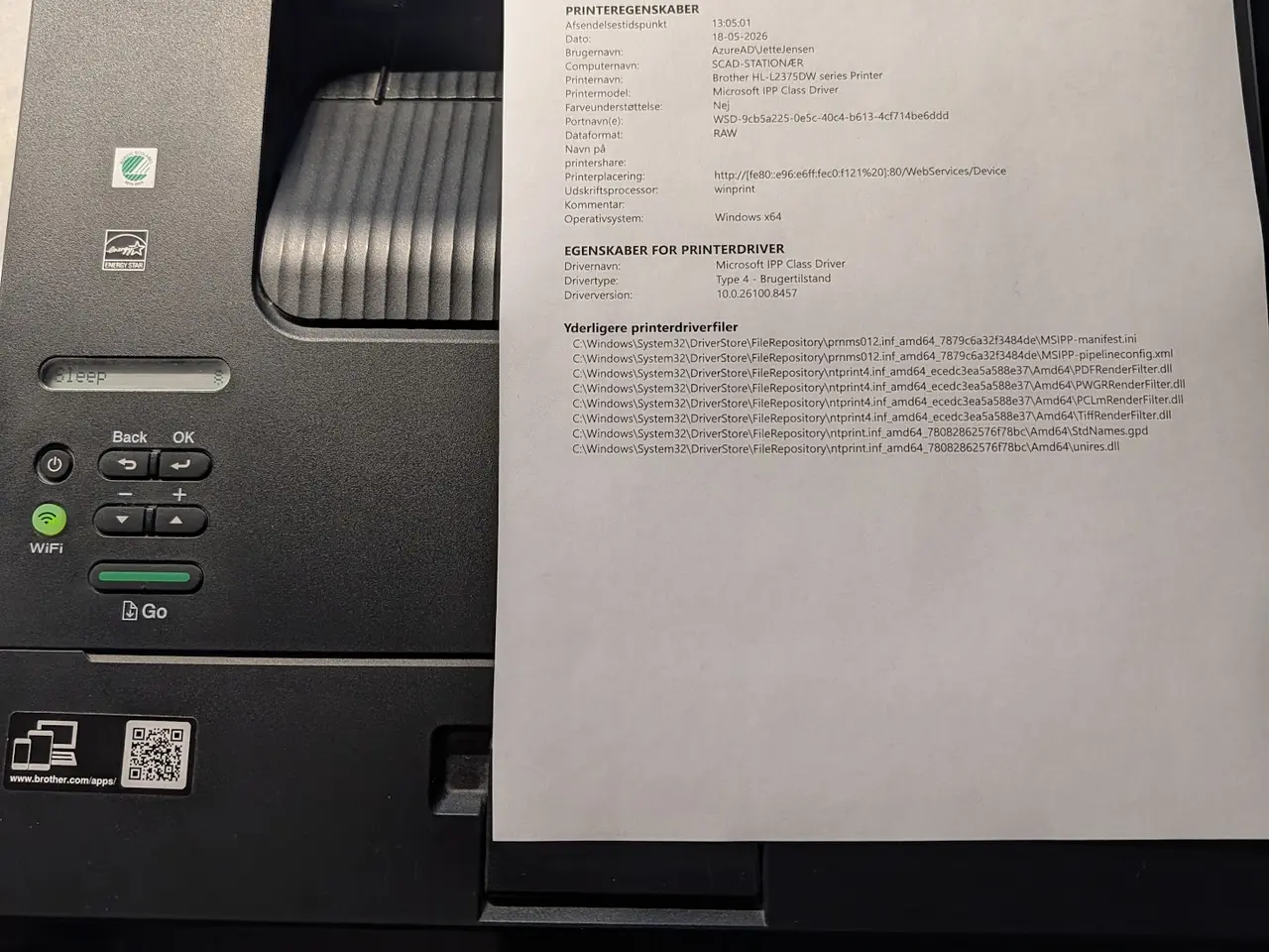 Billede 2 - Brother HL-L2375DW s/h laserprinter
