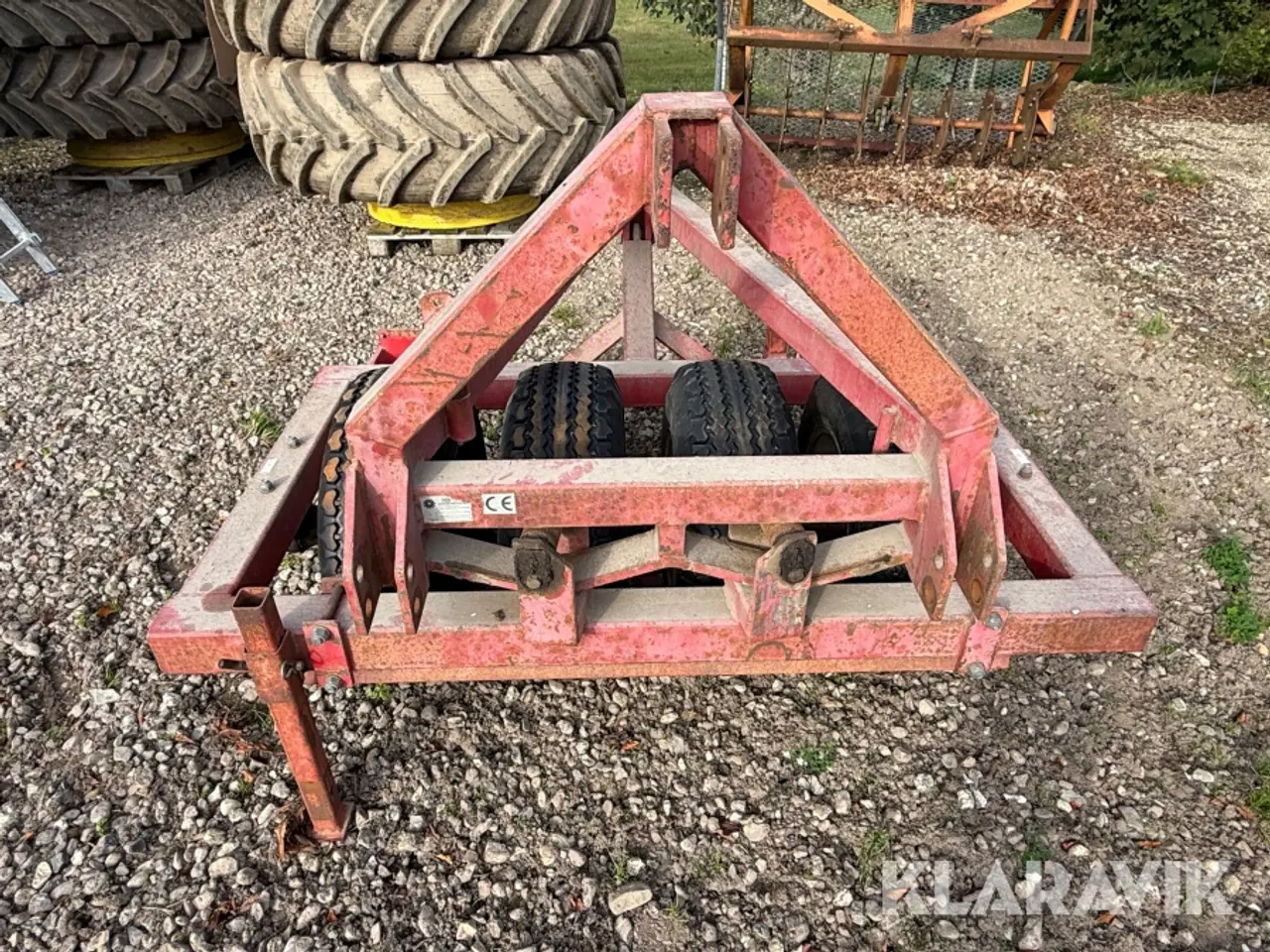 Billede 6 - Frontpakker HE-VA Press-roller 150 Med 4 gummihjul