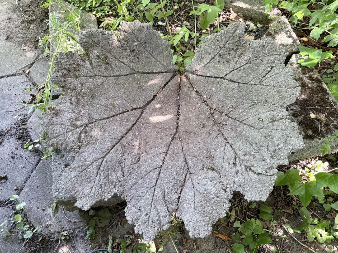Billede 1 - Havedekoration betonblad