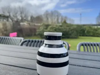 Lille Kahler vase sorte striber