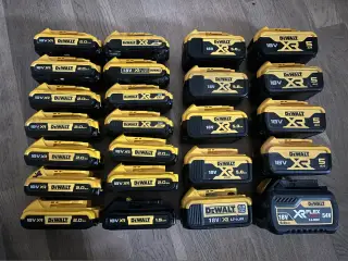 Dewalt 18V batterier
