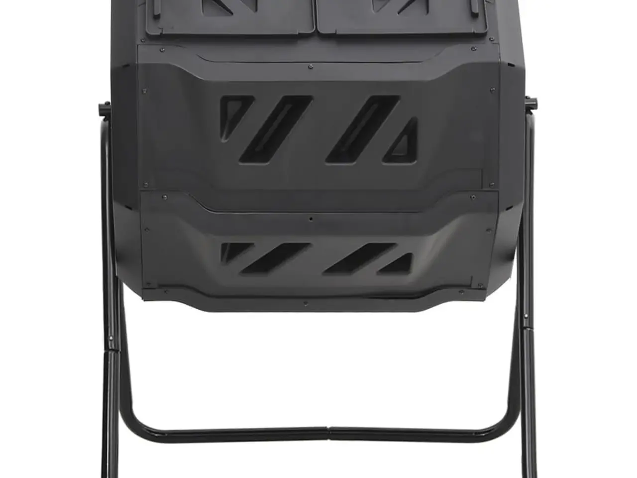 Billede 2 - Kompostbeholder til have - 160 l, 73×64×95 cm, sort