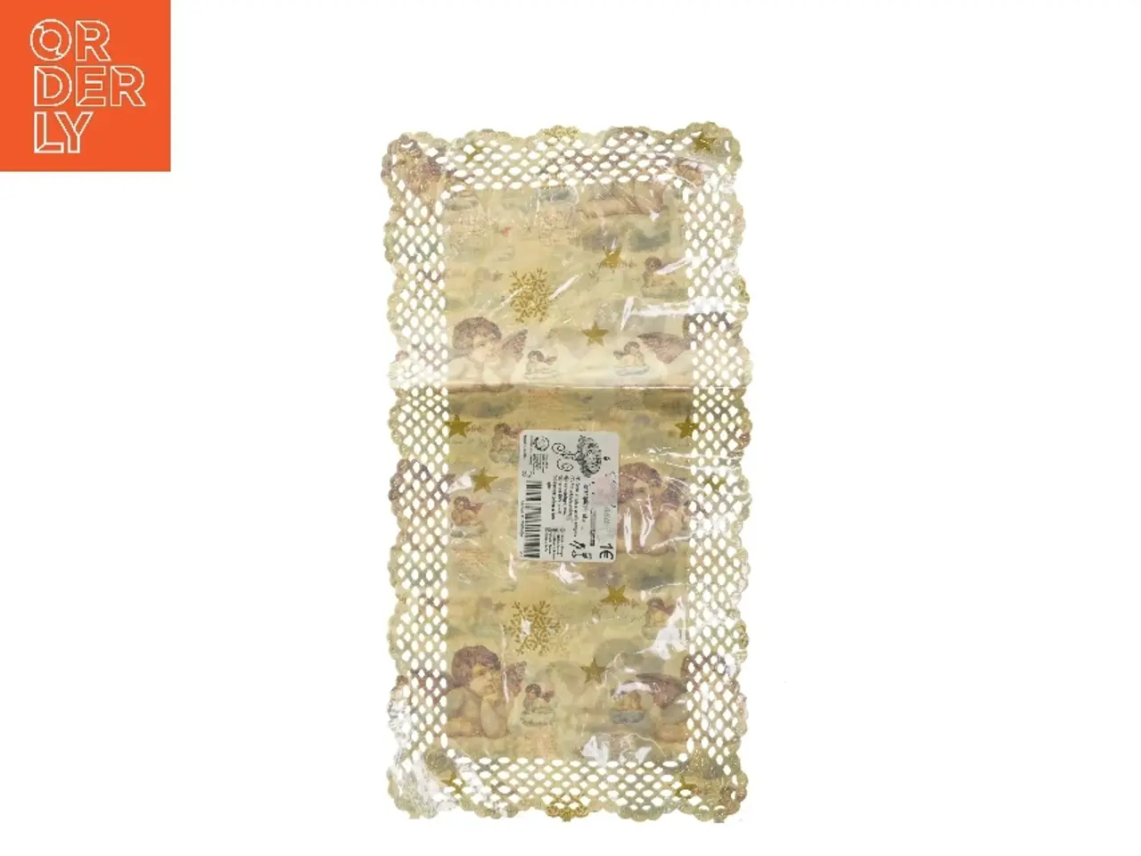 Billede 1 - Måtte med engle og stjerner (str. 40x20 cm)