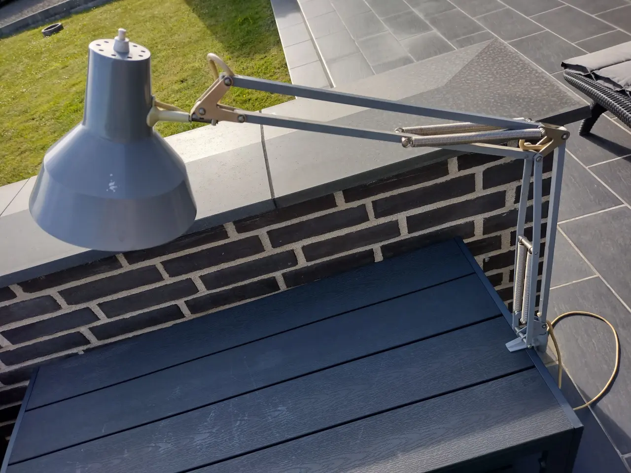 Billede 1 - Gammel arkitektlampe