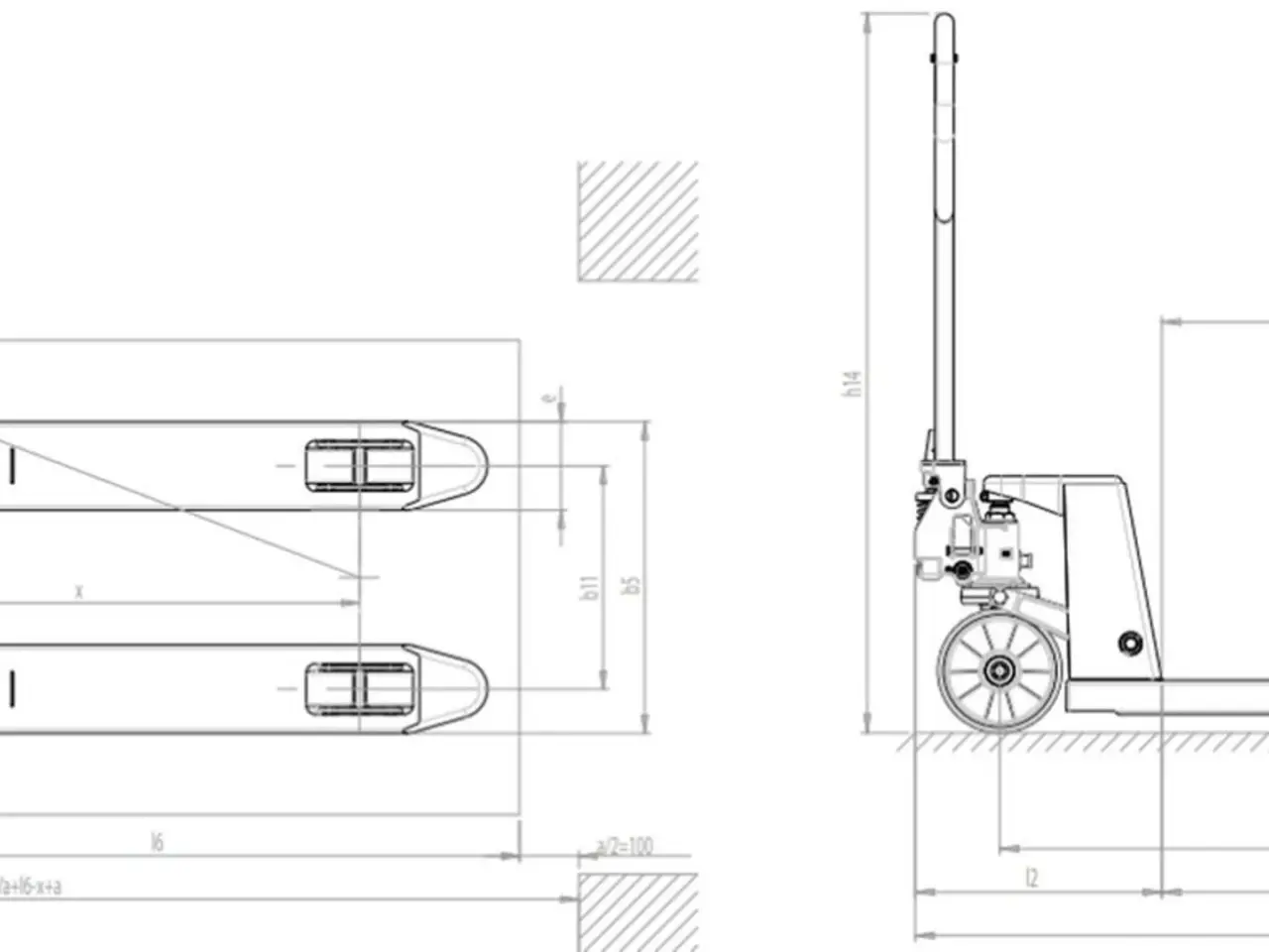 Billede 2 - - - - Palleløfter pallevogn