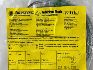 Ihne & Tesch TEF SP Thermocouple Type L Ø40‑60 mm