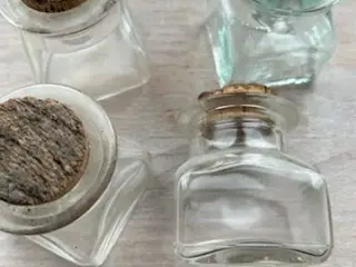 Krydderi beholdere af glas