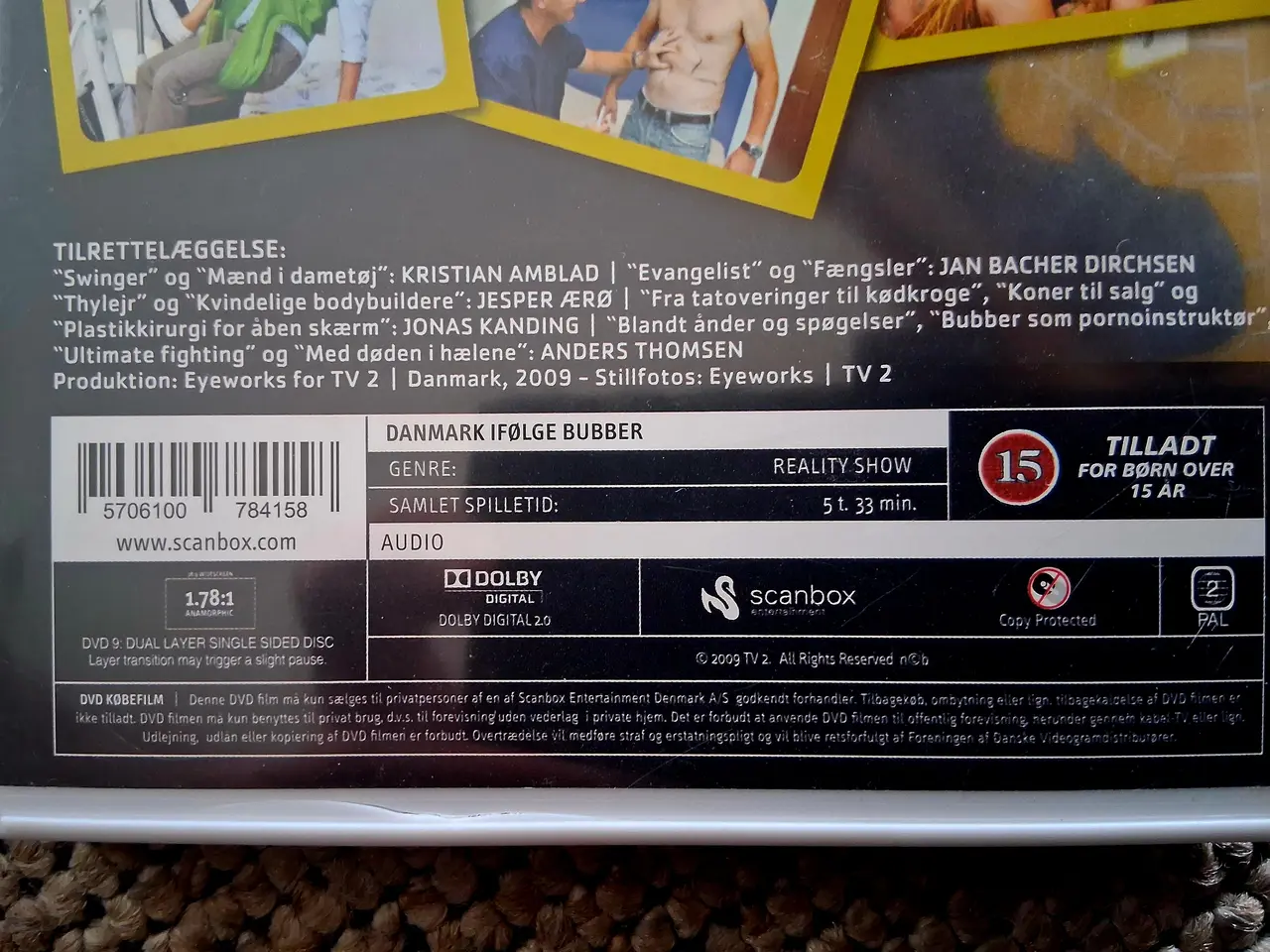Billede 3 - Danmark ifølge Bubber dobbelt dvd 