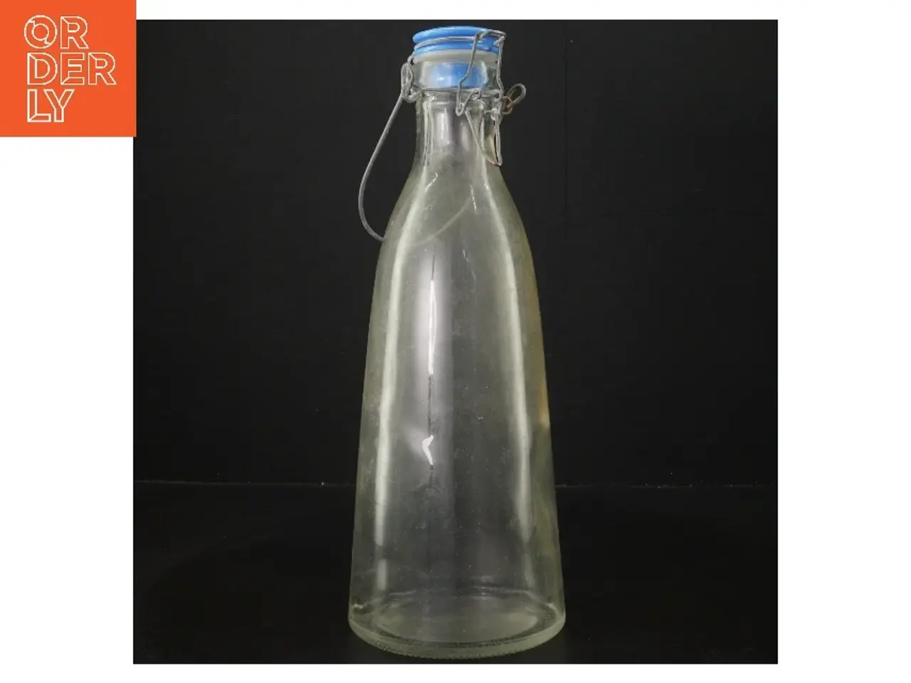 Billede 1 - Glasflaske med gummilukning (str. 29 cm)