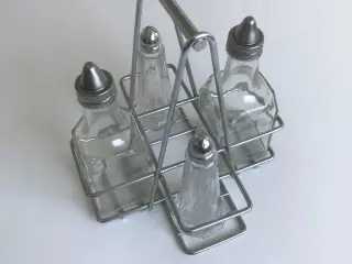 Olie/eddike og salt/peber sæt