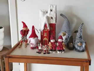 Julepynt Stort Julehus & Nisser/Snemænd