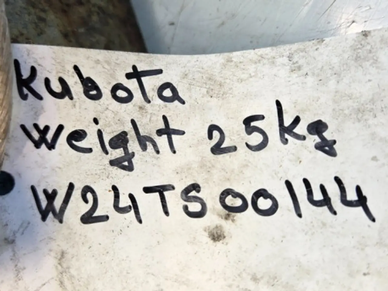 Billede 9 - Kubota Vægt W24TS00144