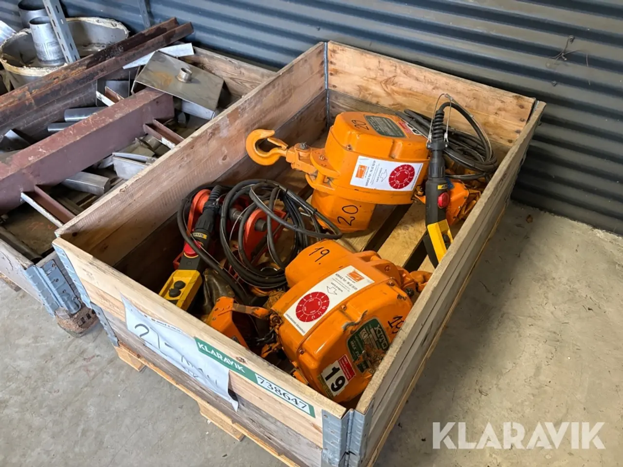 Billede 1 - Krantaljer Kito K10-6,5F 2 stk, 2 tons