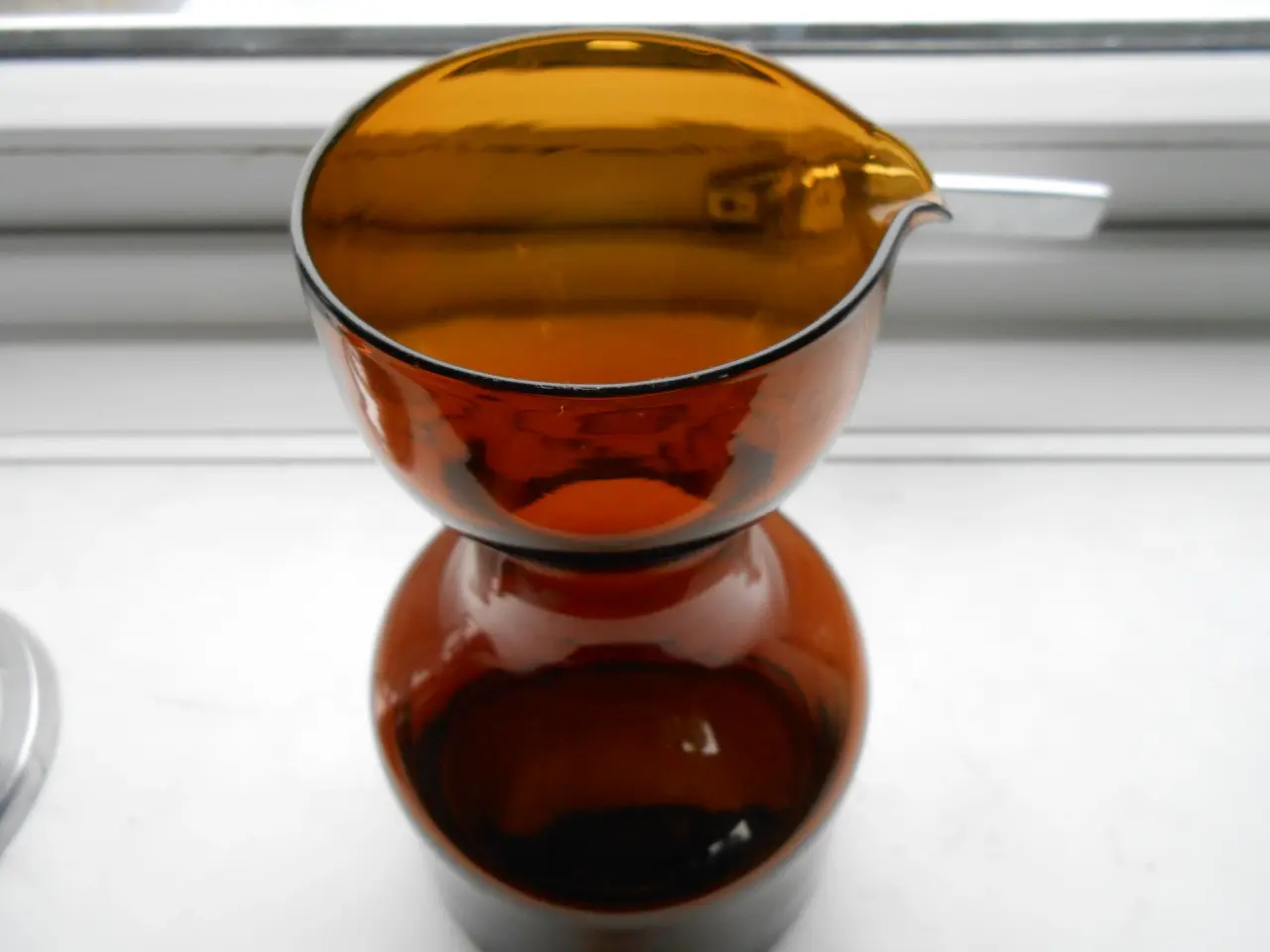 Billede 4 - Ravfarvet flot vandekande 1 liter fra 1960erne