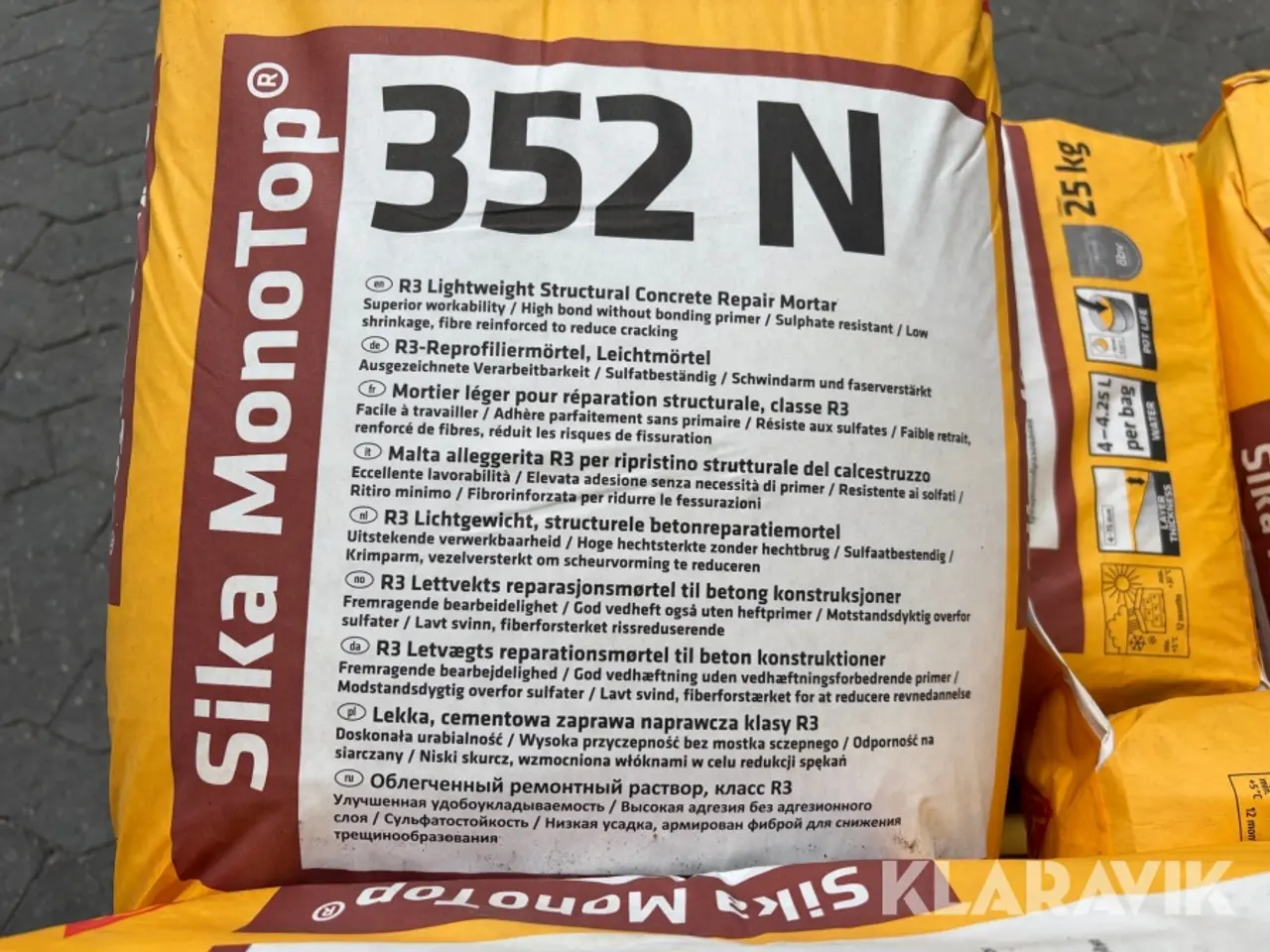 Billede 9 - Mørtel Sika Monotop 352 N 18 styk
