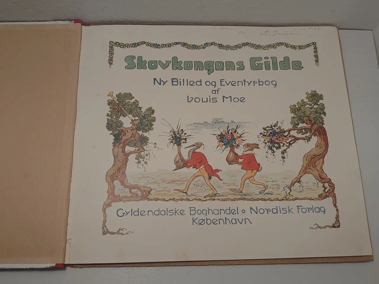 Billede 2 - Louis Moe: Skovkongens Gilde. 1. udg. 1929.