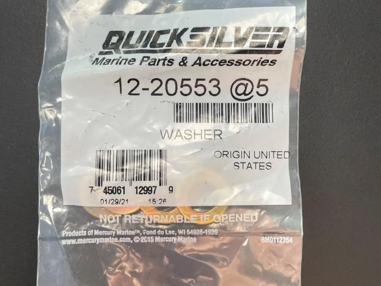 Billede 1 - Quicksilver skive, manifold, mercruiser 3.0