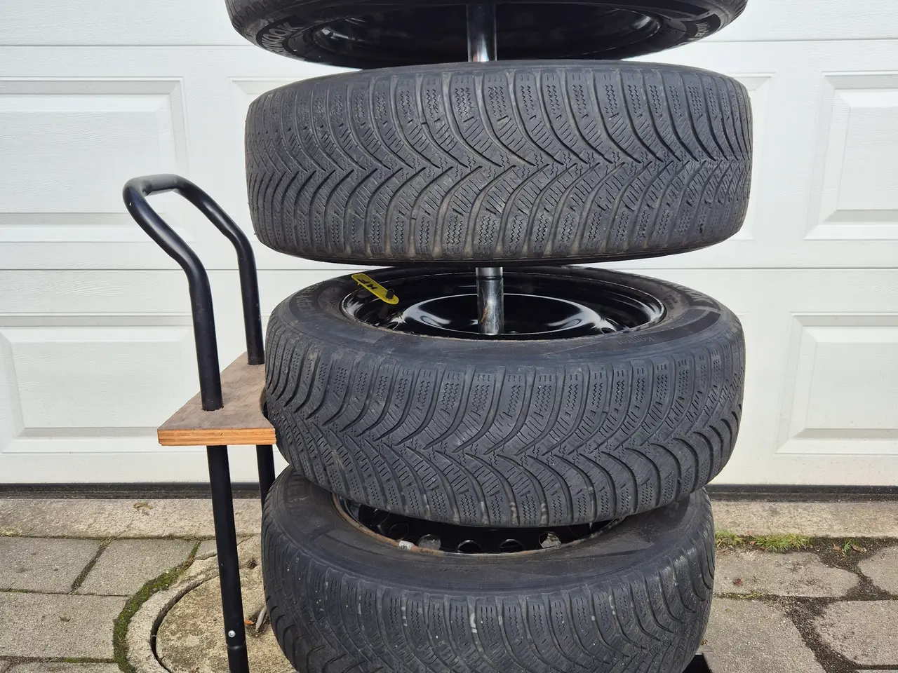 Billede 1 - Hankook vinterdæk på stålfælge 185/65 R15 88T
