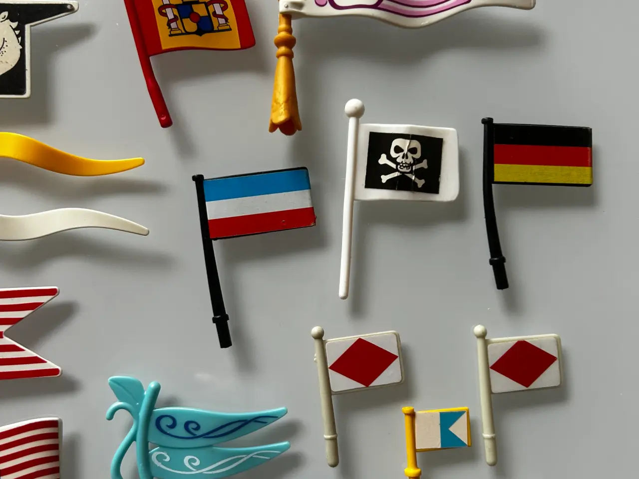 Billede 2 - Playmobil tilbehør - flag