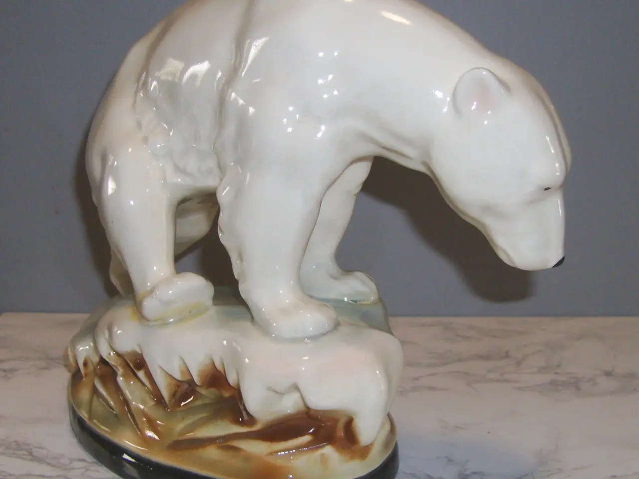 Billede 3 - Stor isbjørn af porcelæn