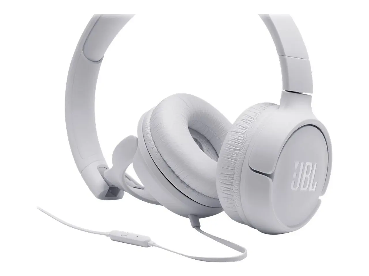 Billede 6 - JBL Tune 500 kablede on-ear hovedtelefoner - hvid