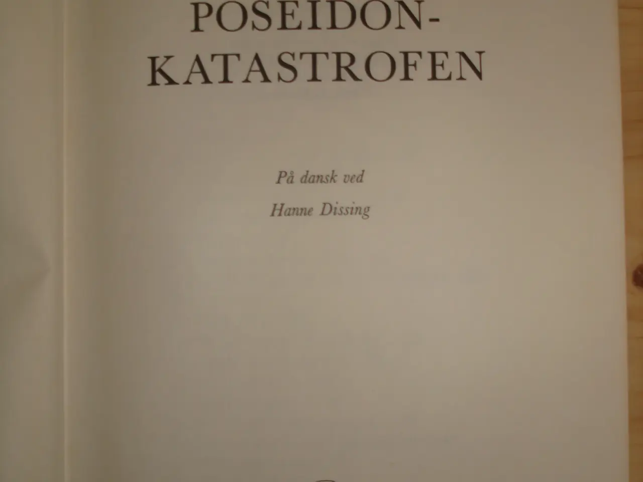 Billede 1 - Poseidon Katastrofen