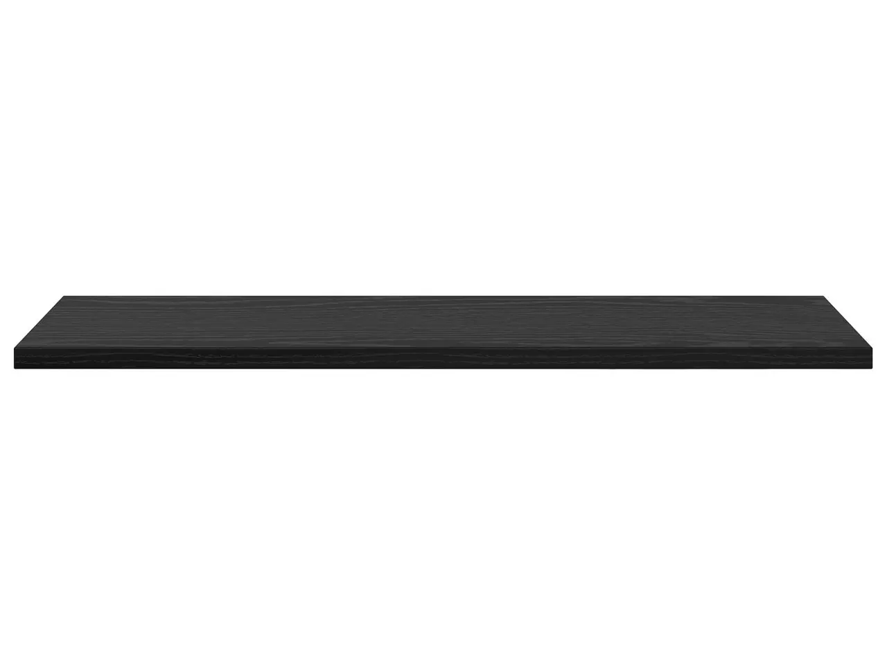 Billede 5 - Boghylder - 4 stk. sort 60 × 20 × 1,5 cm i konstrueret træ