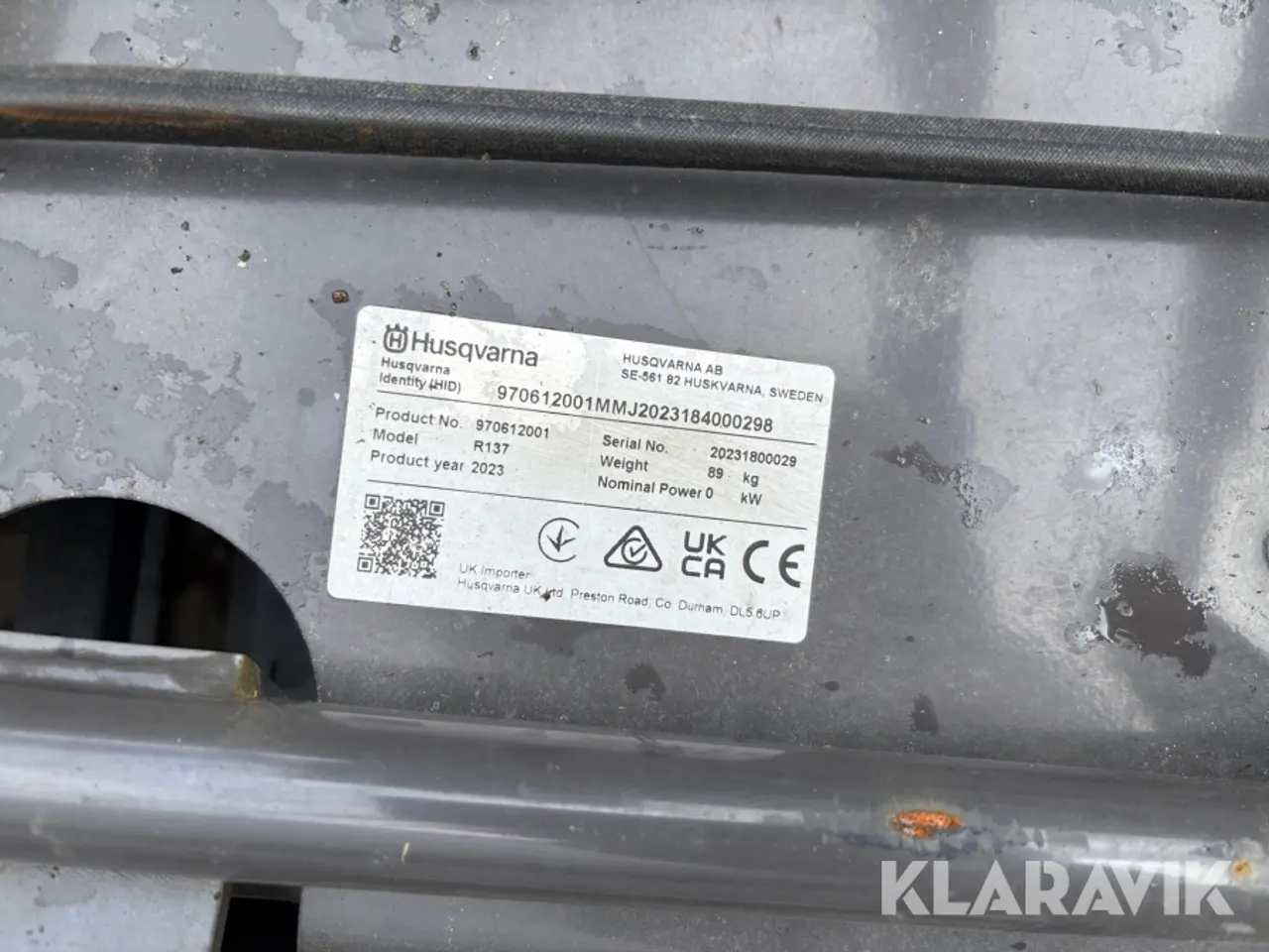 Billede 7 - Klippebord Husqvarna R137