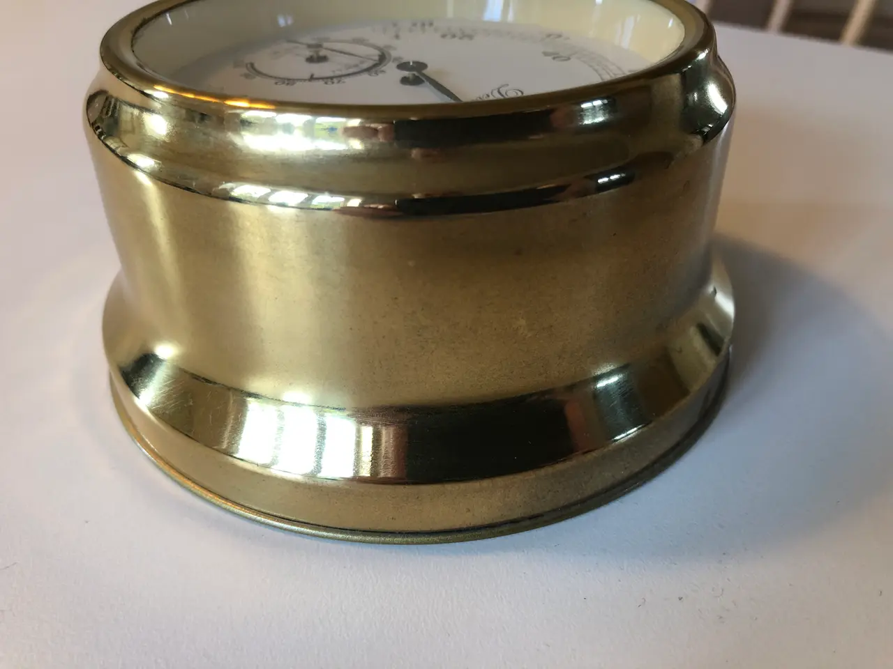 Billede 6 - Devina termometer og hygrometer i messing