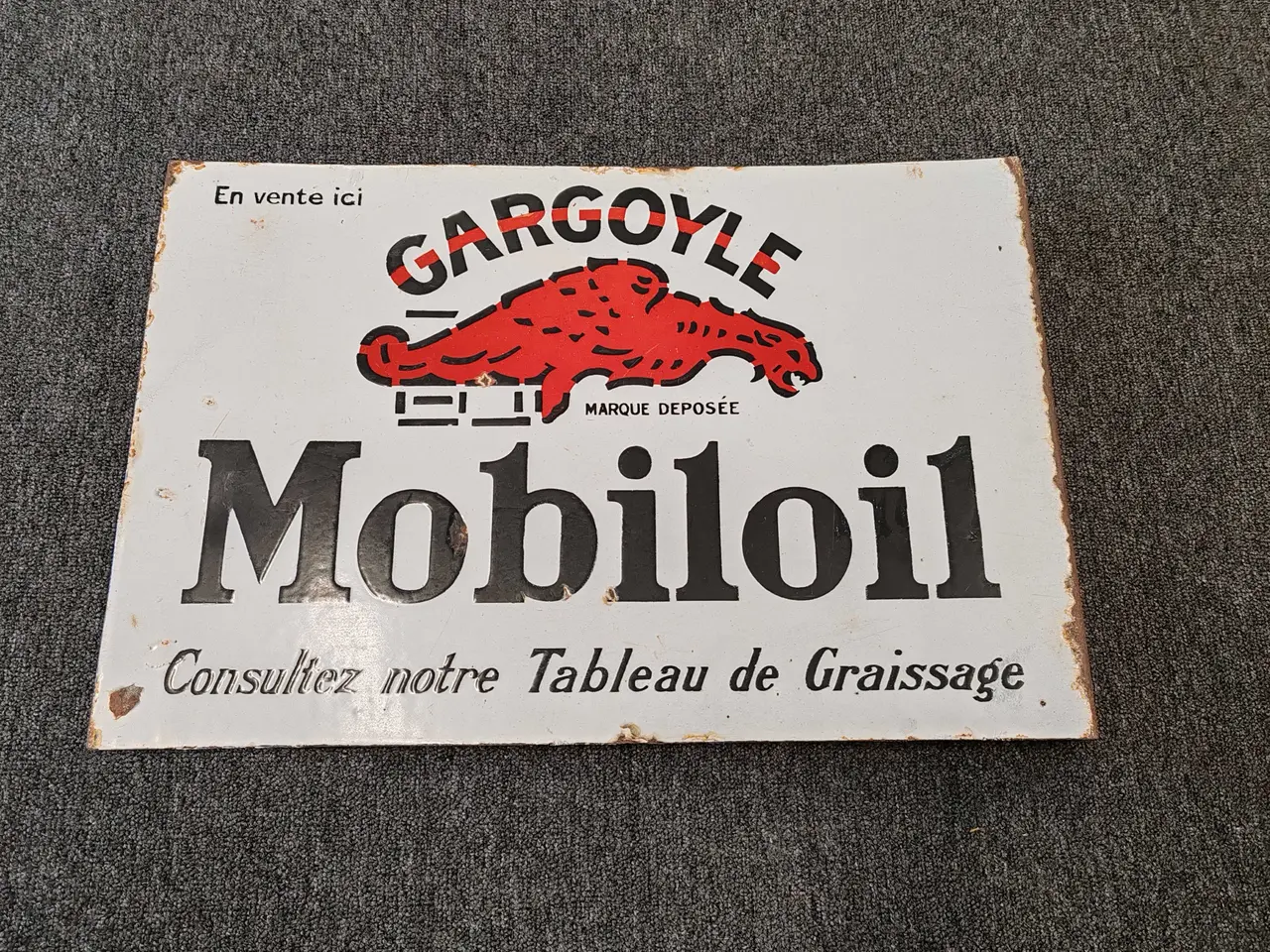 Billede 2 - Mobiloil skilt
