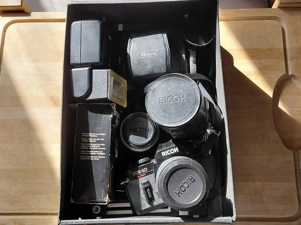 Billede 5 - Ricoh analogkamera med 2 ekstra linser