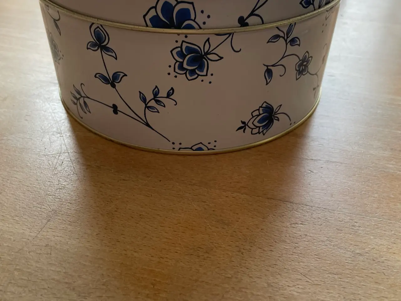 Billede 1 - Musselmalet dåse