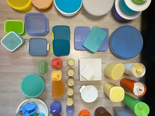 Stort Tupperware-sæt – mange dele
