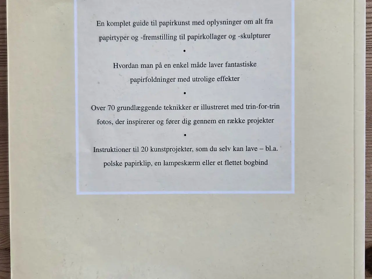 Billede 6 - Lav papirkunst, kort og små billeder  -  danske bø
