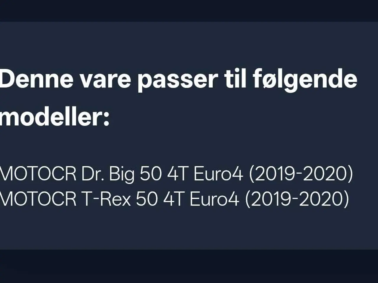Billede 3 - MOTOCR Dr.Big/T-Rex. Nyt Originalt Speedometerdrev