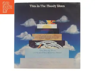 This Is The Moody Blues - LP fra The Moody Blues (str. 31,5x31 cm)