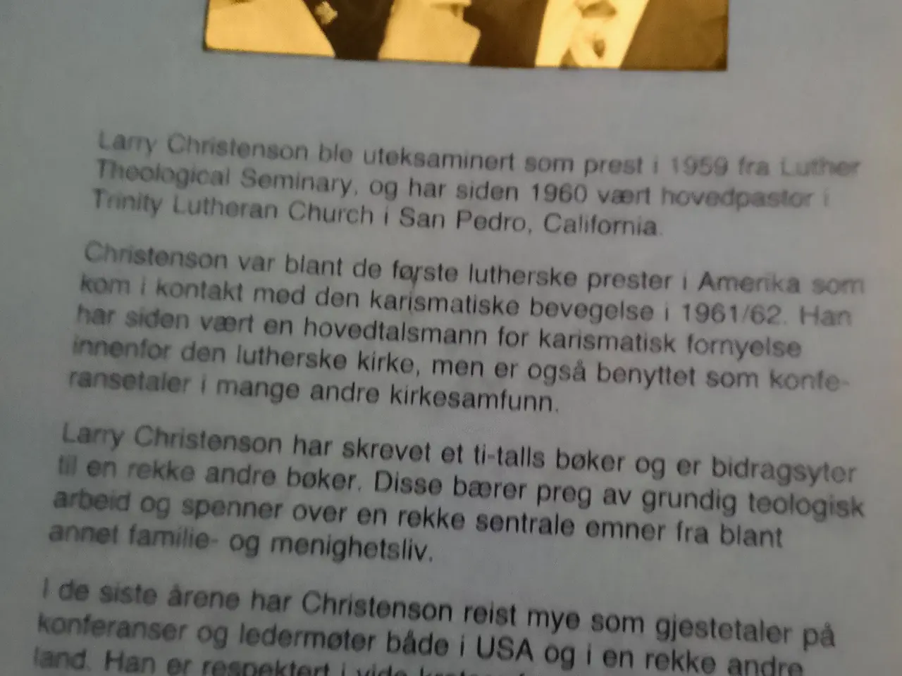 Billede 2 - Larry og Nordis Christenson: Det kristne ektepar.