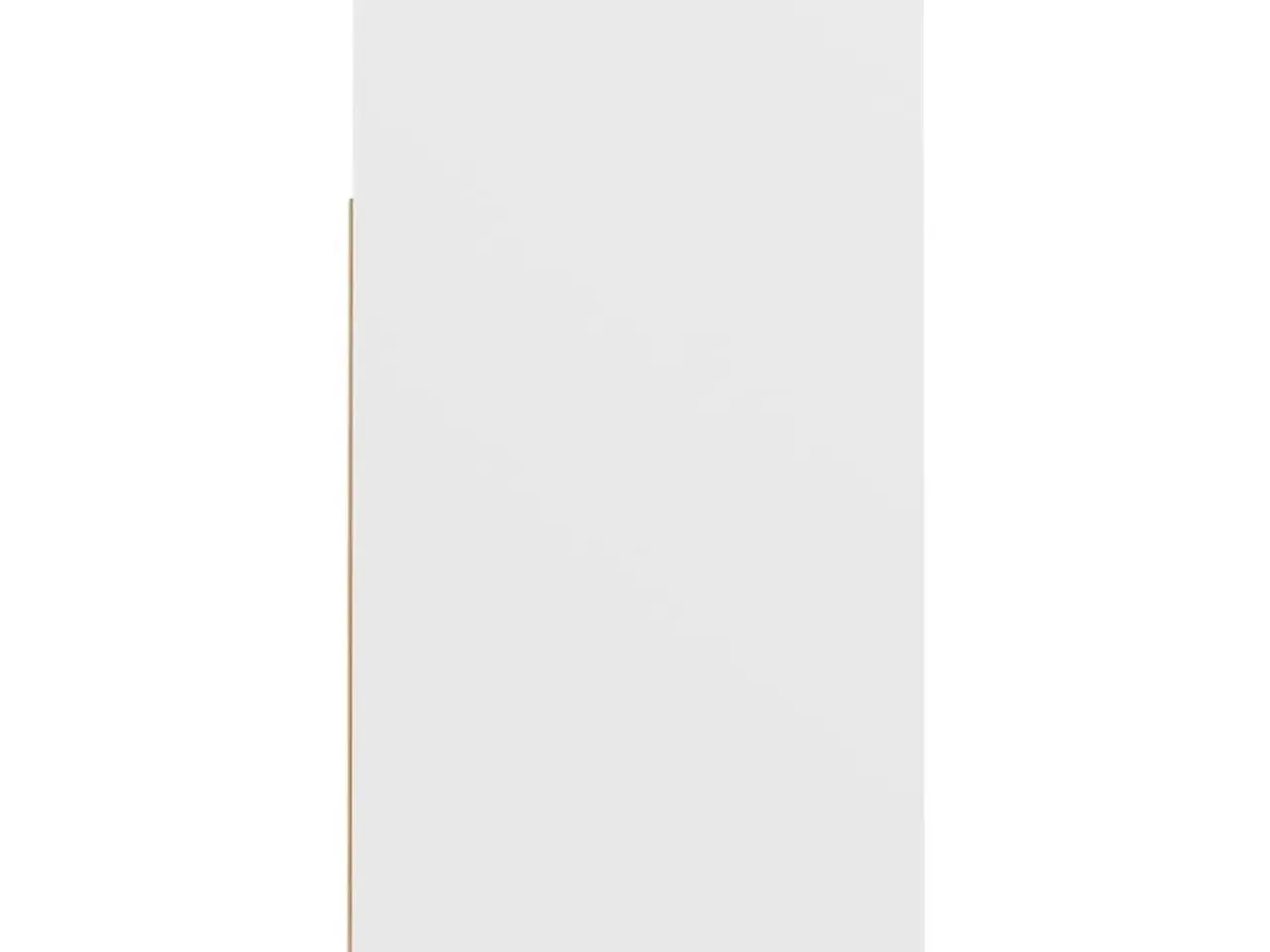Billede 10 - Skænk med LED-lys 80x35x75 cm hvid