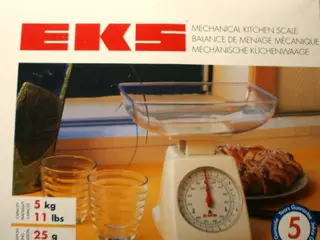 NY Køkkenvægt, - 25 g - 5000 g