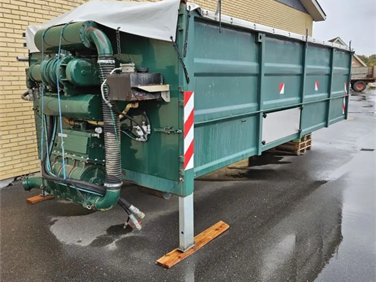Billede 1 - Garden 21m3 - Containerlad med blæseudstyr / Container with blowing equipment