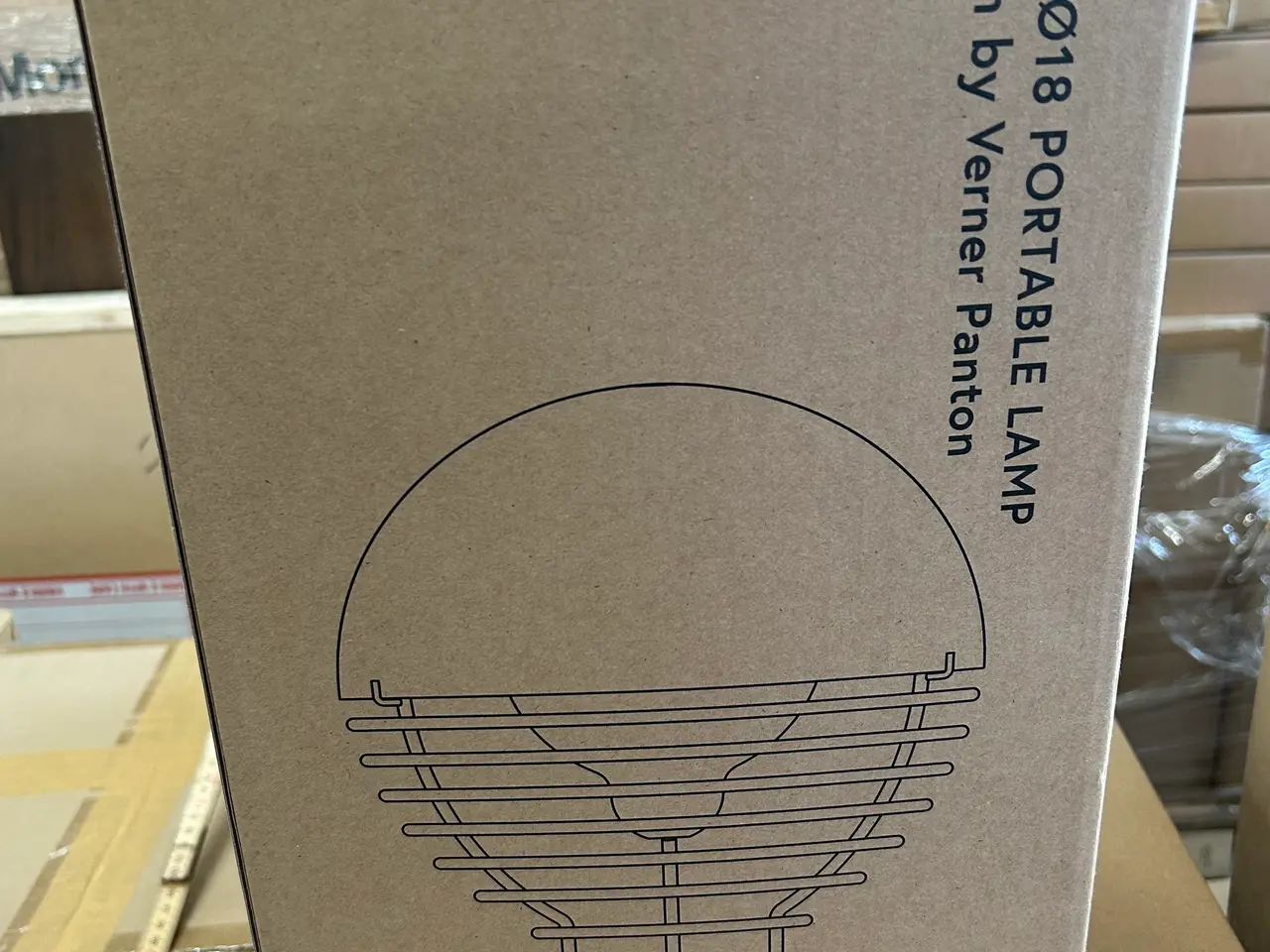 Billede 2 - Portable Lamp VERNER PANTON Wire Ø18
