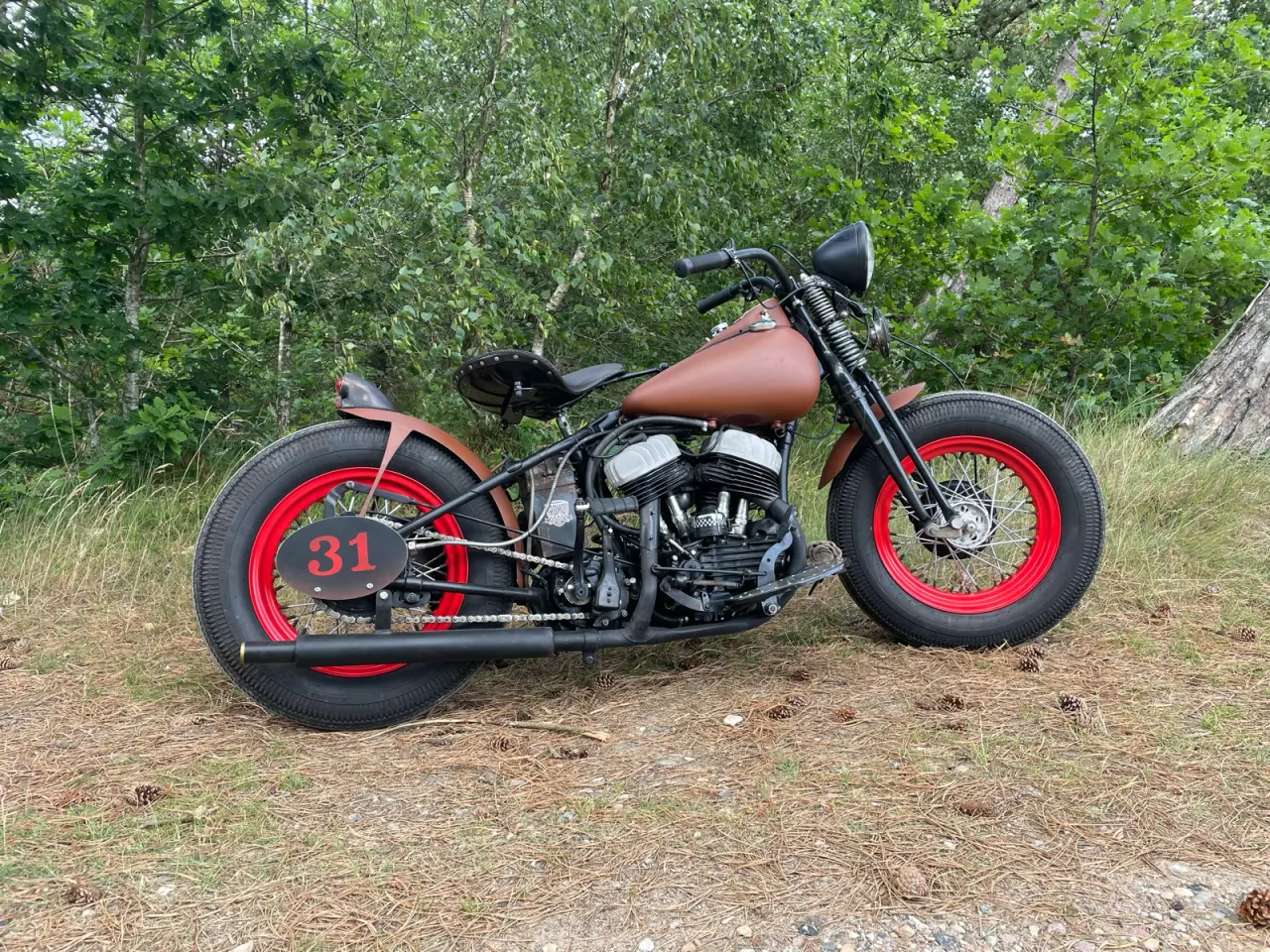 Billede 3 - Harley-Davidson Flathead Bobber.