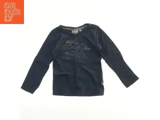 Langærmet bluse med bilmotiv fra Wheat (str. 98)