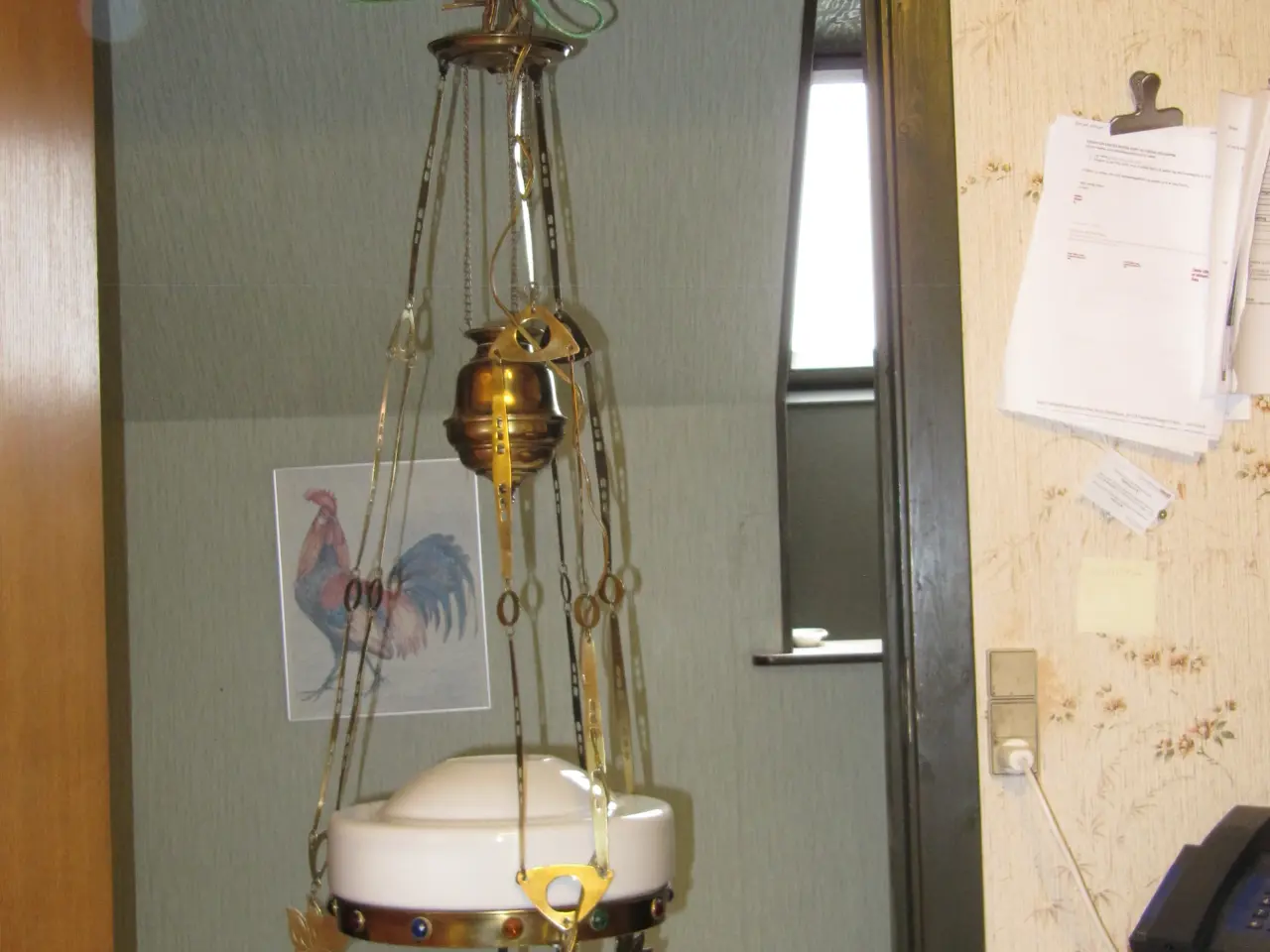 Billede 2 - antik lampe