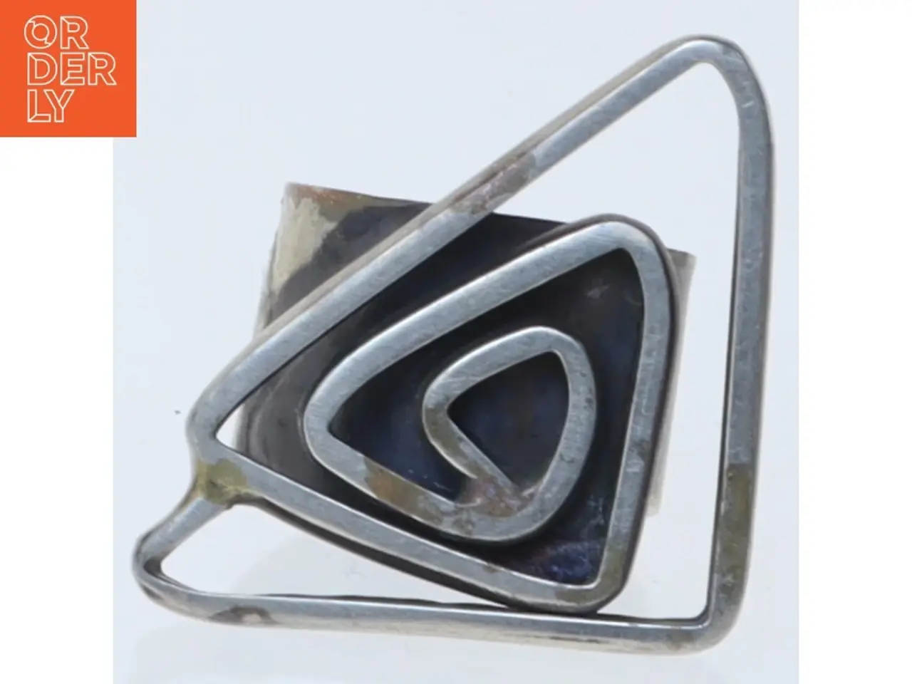 Billede 1 - Unikt geometrisk ring (str. 54 mm)