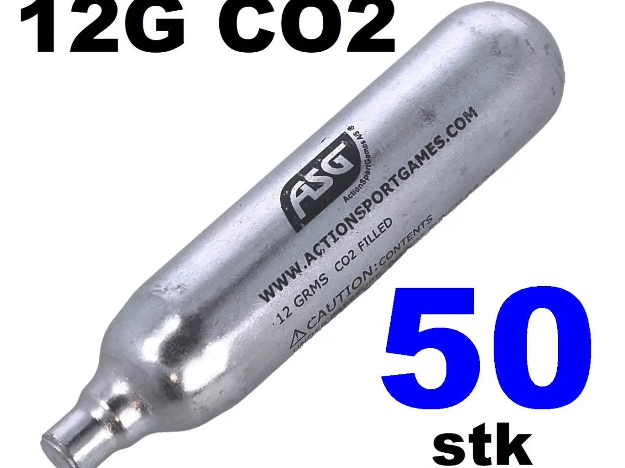 Billede 1 - 50 x 12g CO2 Kapsel ASG - Action Sport Games