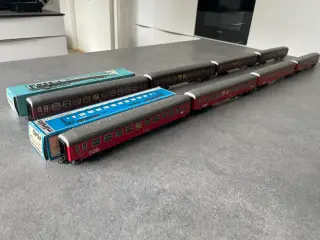 Märklin 4045 DSB røde passagervogne
