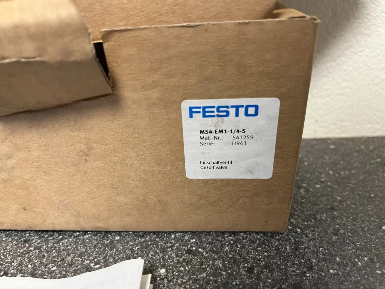 Billede 4 - Festo MS4-EM1-1/4-S On/Off ventil Assembly med