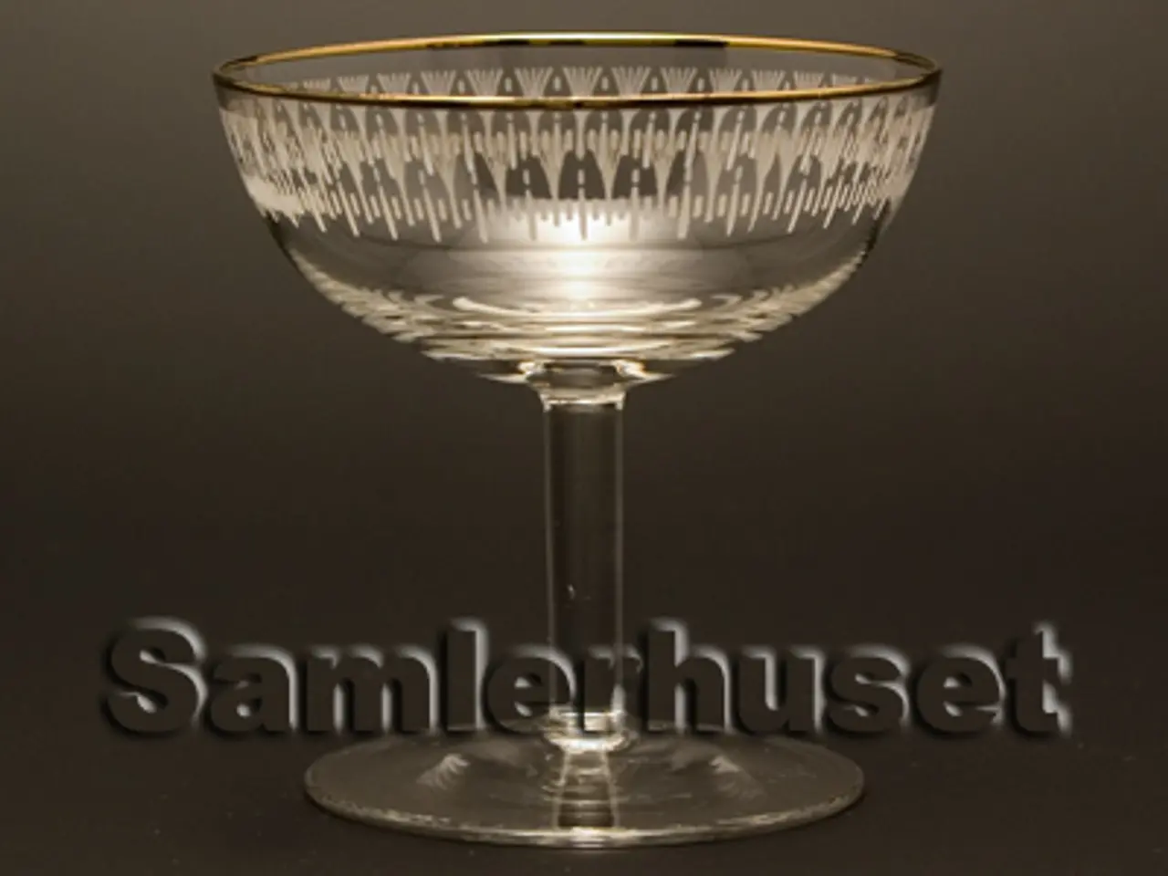 Billede 1 - Kongeå Likørglas. H:75 mm.