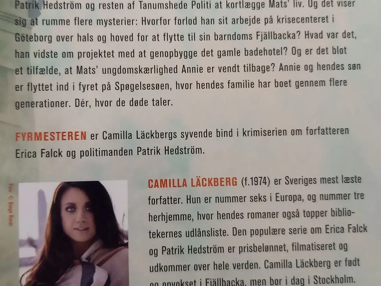 Billede 2 - Fyrmesteren af Camilla Läckberg